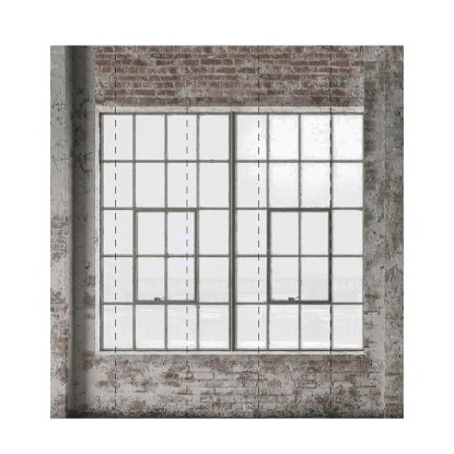 Décor mural Verrière industrielle 5 lés Papier peint Lutèce Collection Reality