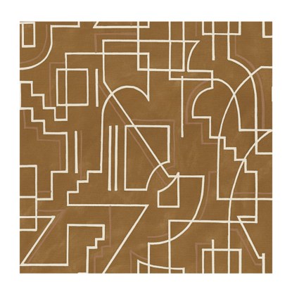 Alexander camel Collection Mouvements Papier peint Casamance