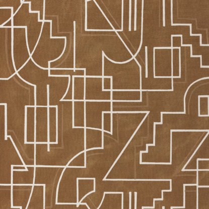 Alexander camel Collection Mouvements Papier peint Casamance