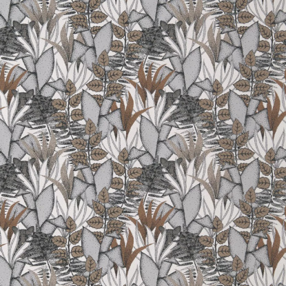 Tigris blanc/gris Collection Orphée Papier peint Casamance