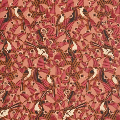 Majoliques blush/terre de sienne Collection Printemps Viennois Papier peint Casamance