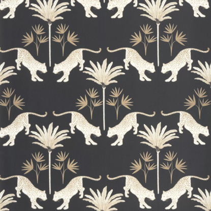 Magnifico noir or Collection Moonlight 2 Papier peint Caselio