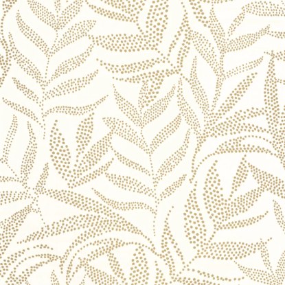 Sauvage blanc or Collection Moonlight 2 Papier peint Caselio