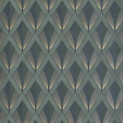 Chrysler vert kaki Papier peint Casadeco