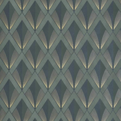 Chrysler vert kaki Papier peint Casadeco