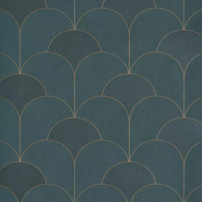 Théâtre vert canopee Collection Twenties Papier peint Casadeco