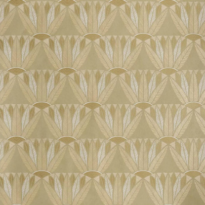 Castalia vert cendré/doré Bord du nil Papier peint Casamance