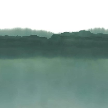 Pittore turquoise panoramique Collection Terra Rossa Papier peint Casamance