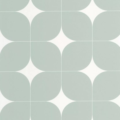 Detour vert d'eau Collection Outlines Papier peint Caselio