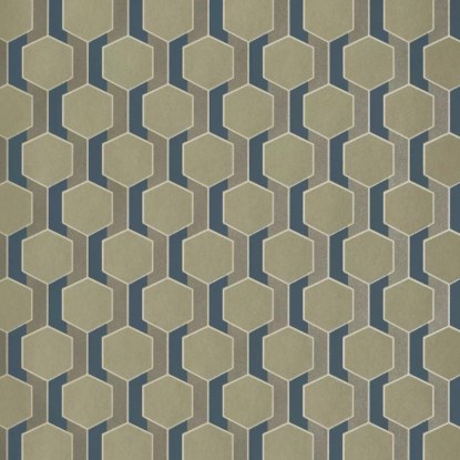 Hamilton vert kaki Collection Derby Papier peint Casadeco