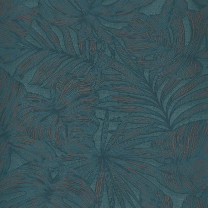 Granada bleu canard Collection Nicaragua Papier peint Casadeco