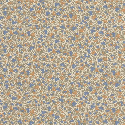 Cherry naturel / bleu Collection Flower Market Papier peint Casadeco