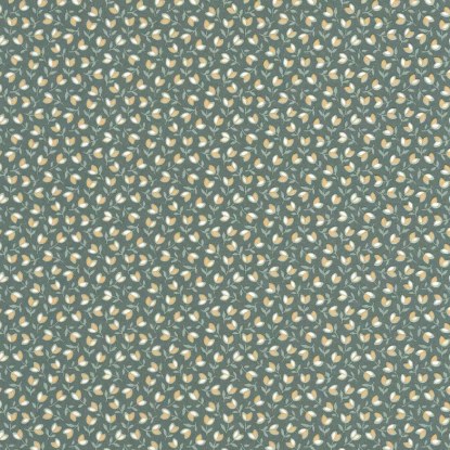 Darwin Tulip vert anglais Collection Flower Market Papier peint Casadeco