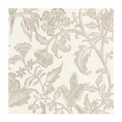 Etourneau beige ficelle Collection Bali Papier peint Casadeco