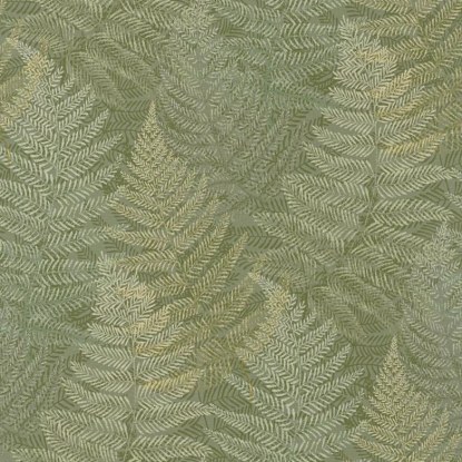 Yosemite vert fougère Collection California Papier peint Casadeco