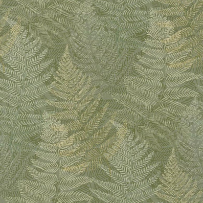 Yosemite vert fougère Collection California Papier peint Casadeco