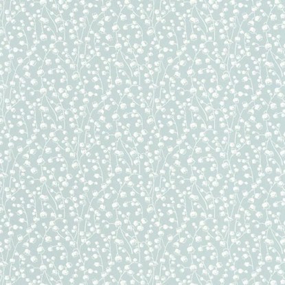 Lily of the valley bleu ciel Collection Flower Market Papier peint Casadeco