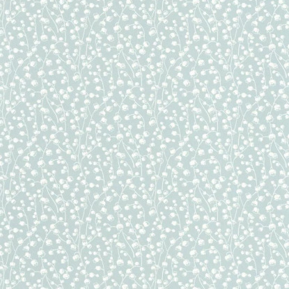 Lily of the valley bleu ciel Collection Flower Market Papier peint Casadeco