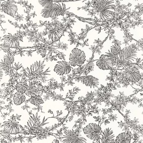 Jardin des plantes Collection Les Belles Toiles de Jouy Papier peint Casadeco