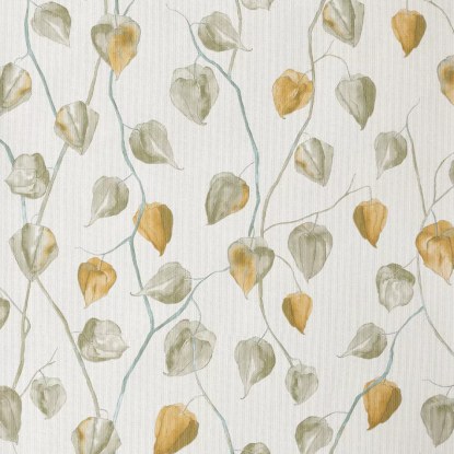 Lanternes vert kaki Collection Ginkgo Papier peint Casadeco