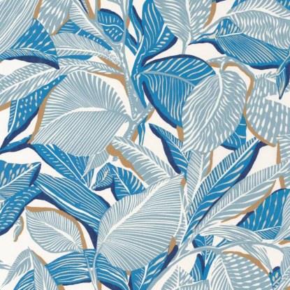 Riviera bleu grec Collection Méditerranée Papier peint Casadeco