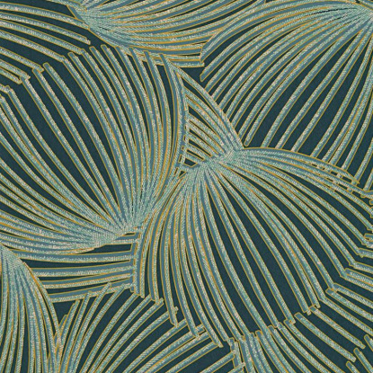 Pampelonne lagon Collection Méditerranée Papier peint Casadeco