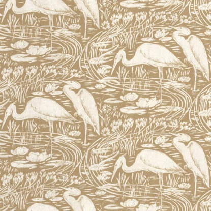 Euphrate beige raphia Collection Babylone Papier peint Casadeco