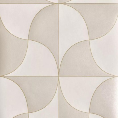 Virevolte beige ficelle Collection Alchimie Papier peint Casadeco