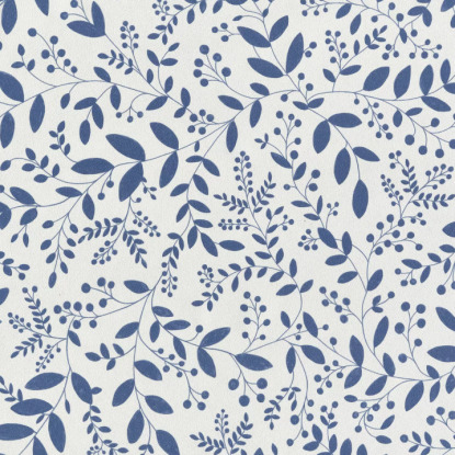 Sympathy bleu indigo Collection Green Life 2 Papier peint Caselio