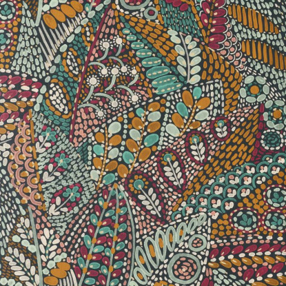 Talavera multicouleurs Collection Casa Azul Papier peint Casamance