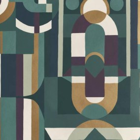 Vitrail Collection Faubourg des Lumières Papier peint Casamance