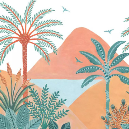 Virée Tropicale Collection L'Épopée Papier peint panoramique Caselio