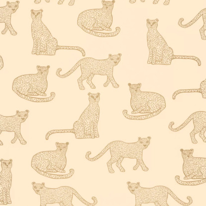 Léa rose Collection Let's go girls Papier peint Caselio