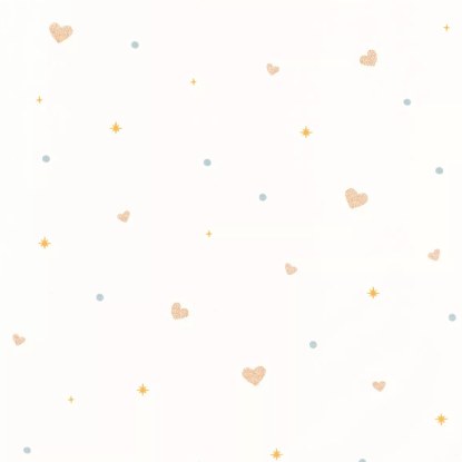 Estelle blanc multicouleurs Collection Let's go girls Papier peint Caselio