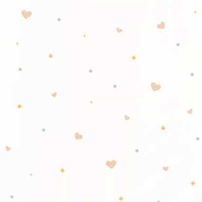 Estelle blanc multicouleurs Collection Let's go girls Papier peint Caselio