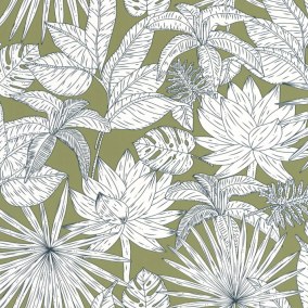Odyssée Hawaï Collection Green & Co Papier peint Caselio