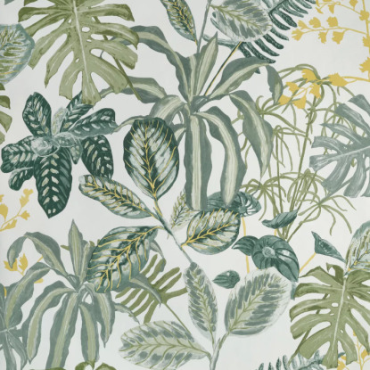 Manaus vert mousse Collection Green & Co Papier peint Caselio