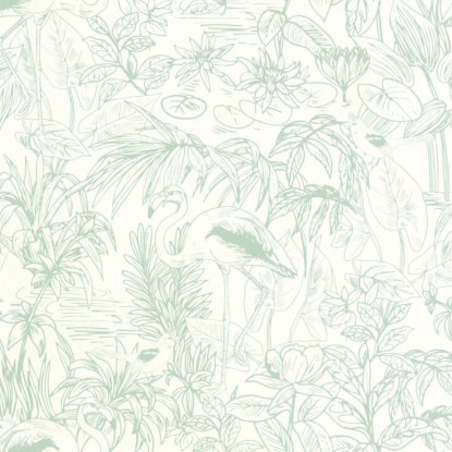 Le Cap vert d'eau Collection Green & Co Papier peint Caselio
