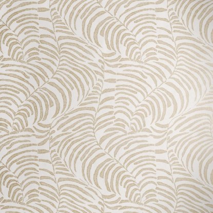 Nobile ivoire/doré Collection Jardin Félicia Papier peint Casamance