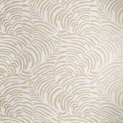 Nobile ivoire/doré Collection Jardin Félicia Papier peint Casamance