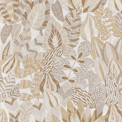 Alfabia sable/grès Collection Palmadora Papier peint Casamance