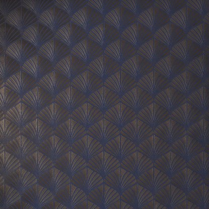 Nereides bleu roi/doré Collection Magnitude - Textures Papier peint Casamance
