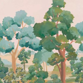 L'été indien Collection Balade Papier peint panoramique Caselio