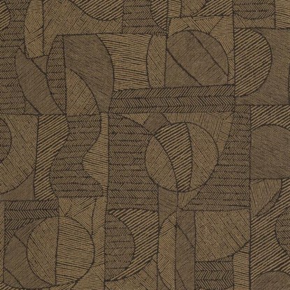 Baman or/noir Collection Matera Papier peint Casadeco