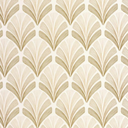 Folies St James beige lin Collection Années folles Papier peint Casadeco