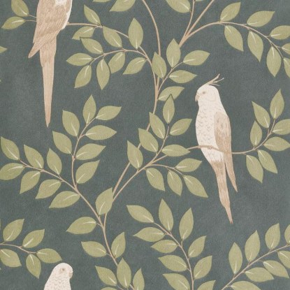 Equateur vert sapin Collection Borneo Papier peint Caselio