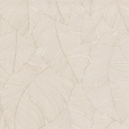 Vegetalia sépia beige Collection Borneo Papier peint Caselio