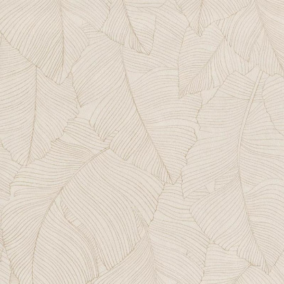 Vegetalia sépia beige Collection Borneo Papier peint Caselio
