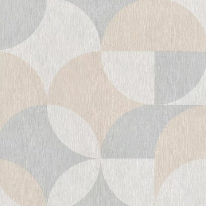 Charly beige bleu Collection Twist Papier peint Caselio