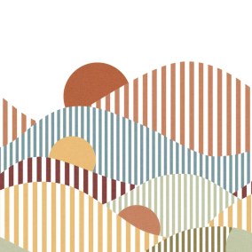 Linear Collection Line up Papier peint panoramique Caselio